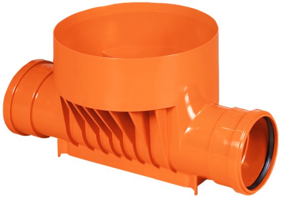 Kineta przelotowa 315 PP - Typ 1 KG z uszczelką do rury trzonowej (wznoszącej), z uszczelkami w kielichach rur wlotowych 160 Kaczmarek 2531120300